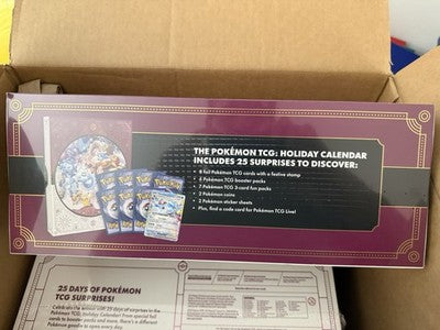 NEW Pokemon 2025 Holiday Calendar New Sealed IN HAND