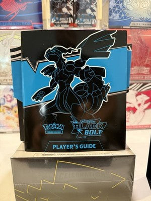 Pokemon Black Bolt ETB Storage Display + Promo, tokens, sleeves, dice, energies