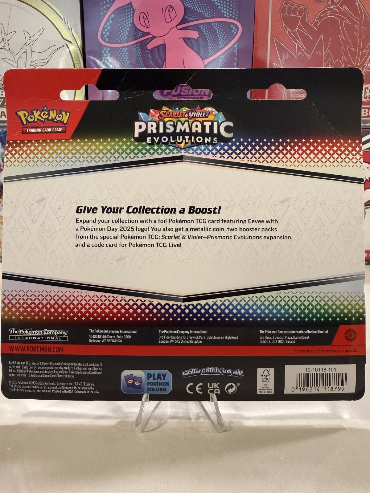 Pokémon Prismatic Evolutions SEALED 2 Booster Pack Blister w/ Promo