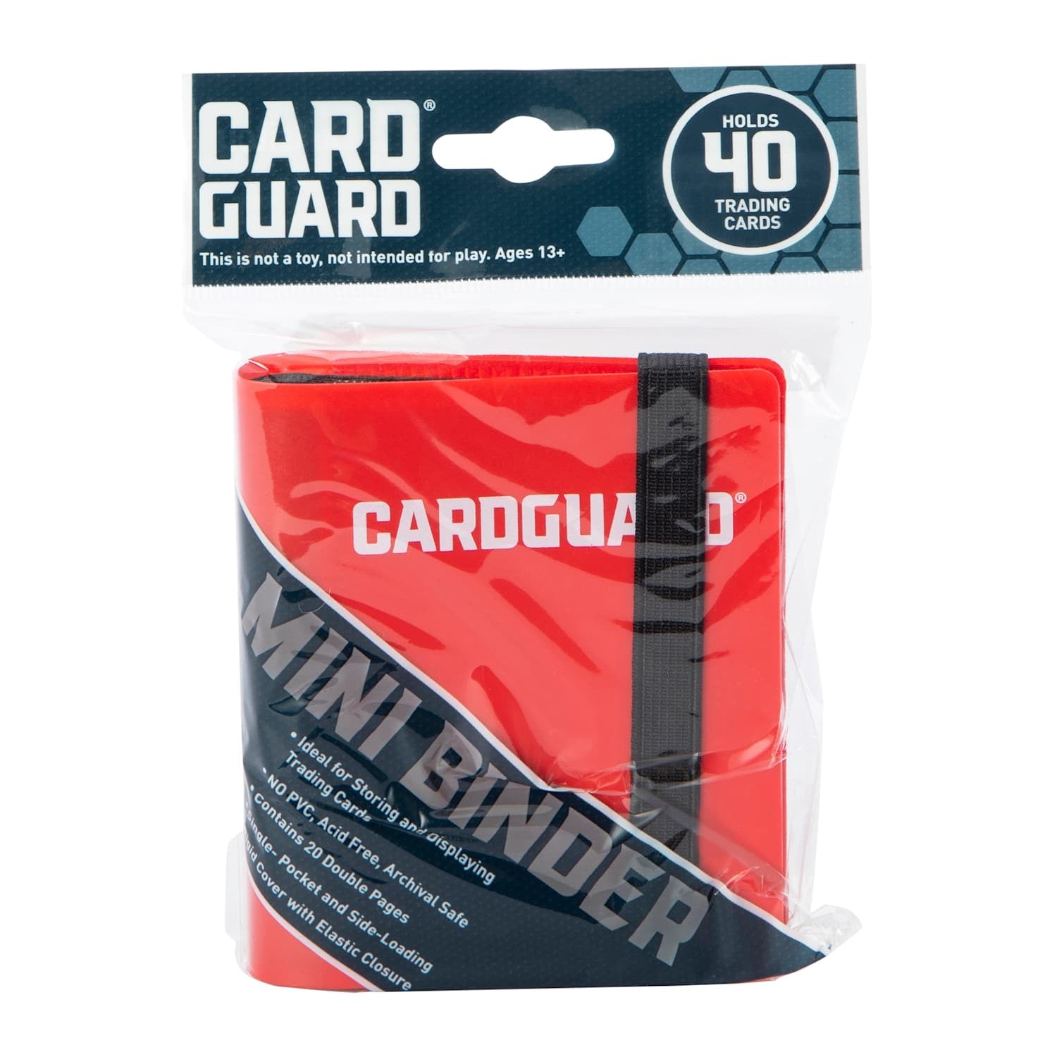 Card Guard Mini Binder Red or Blue w/ Strap - Holds 40 Cards CardGuard **NEW**