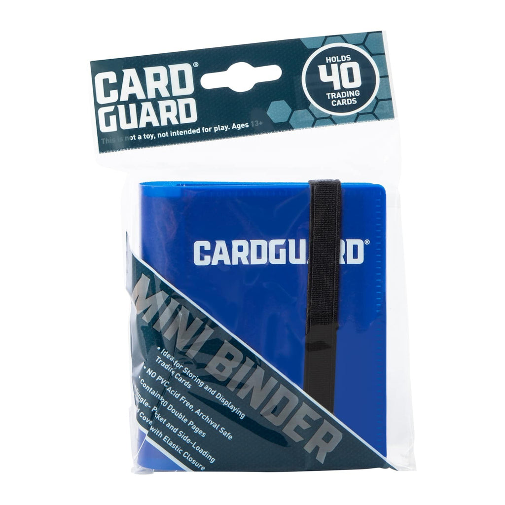 Card Guard Mini Binder Red or Blue w/ Strap - Holds 40 Cards CardGuard **NEW**