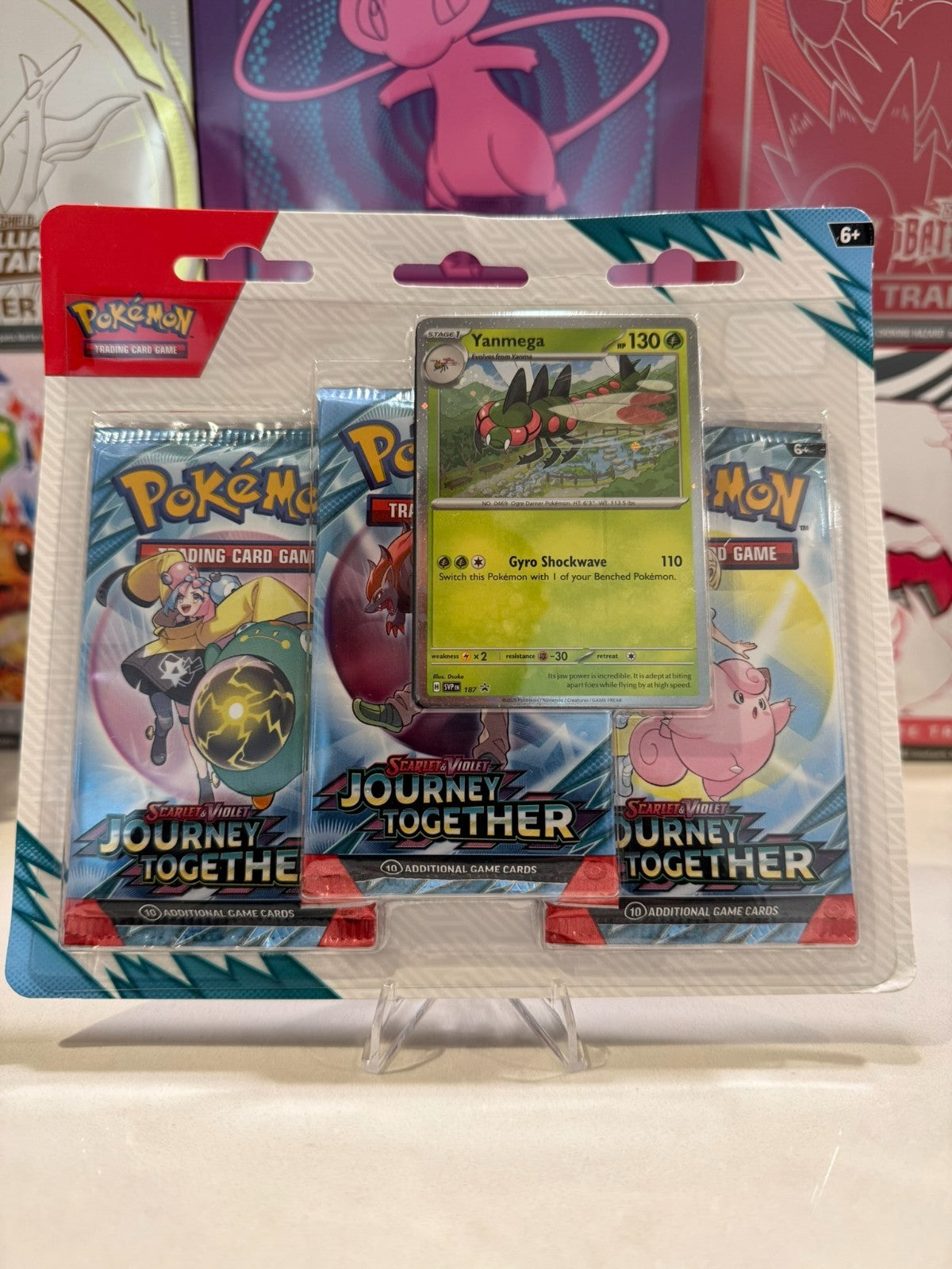 Pokémon TCG: Journey Together 3 Booster Blister Pack (Random Promo)