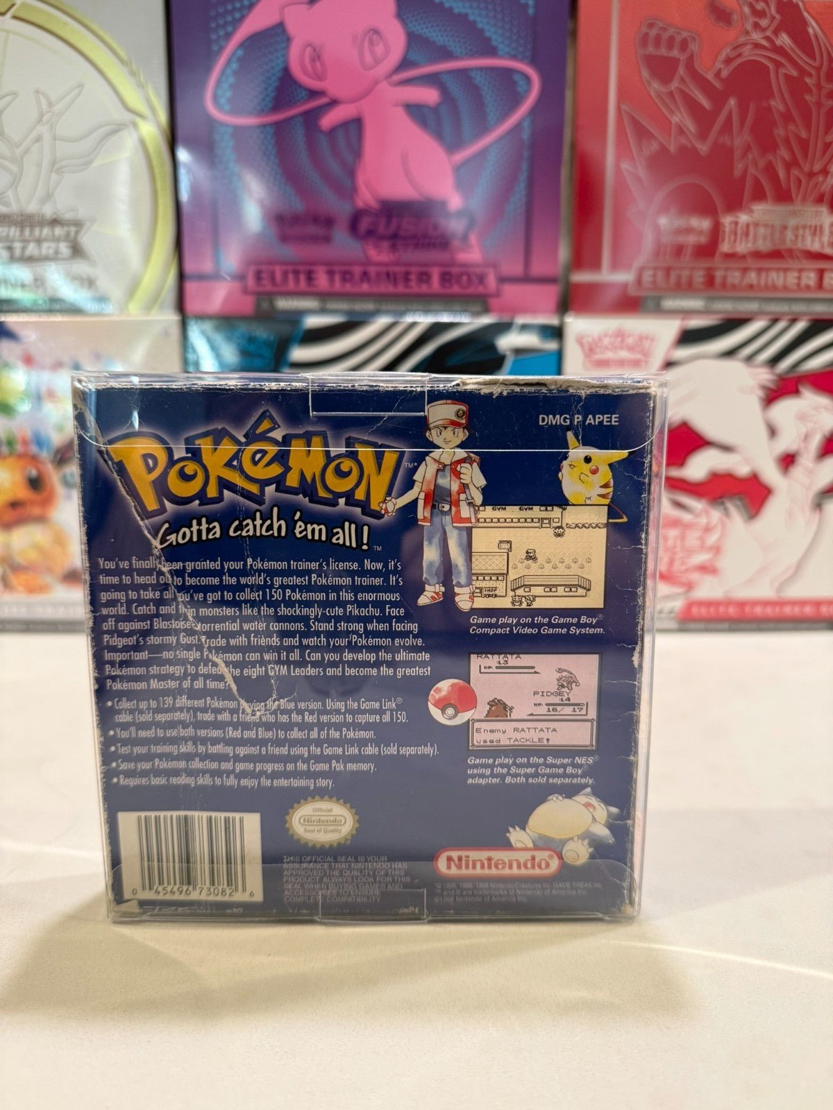 Pokémon Blue (Nintendo Game Boy) - Complete In Box - TESTED WORKING