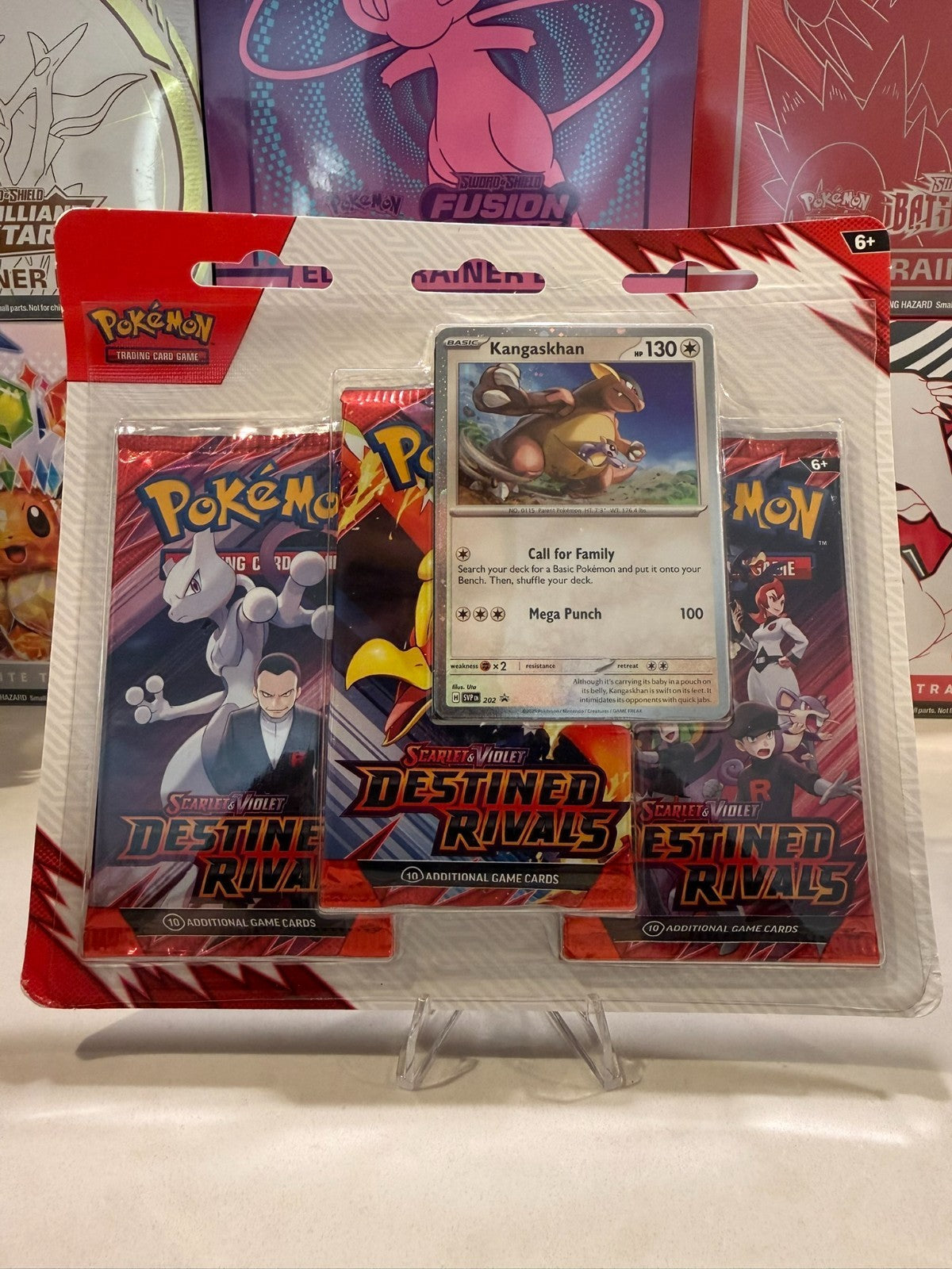 Pokémon TCG: Destined Rivals 3 Booster Blister Pack (Random Promo)