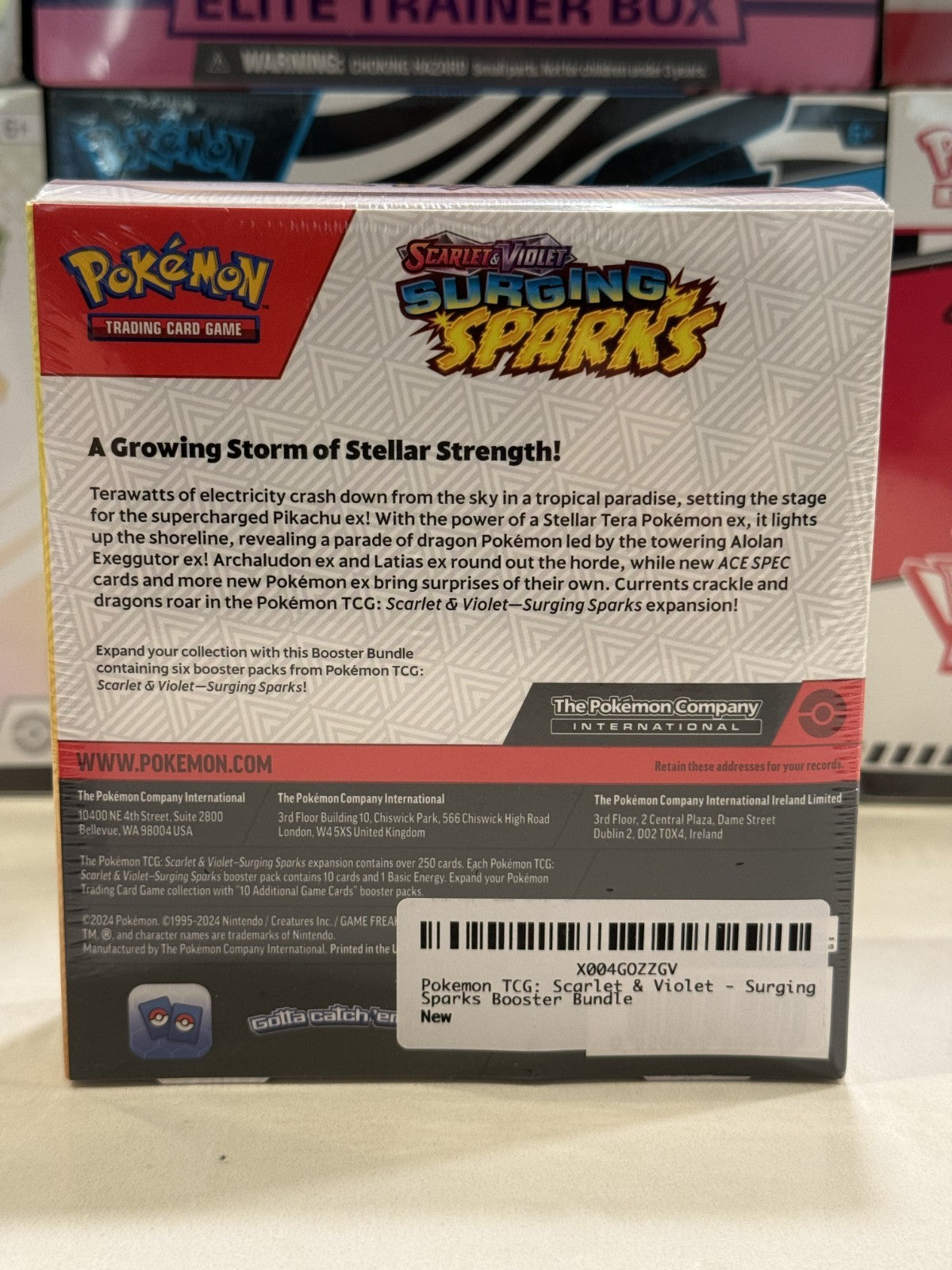 Pokémon Surging Sparks Booster Bundle (NEW, SEALED)
