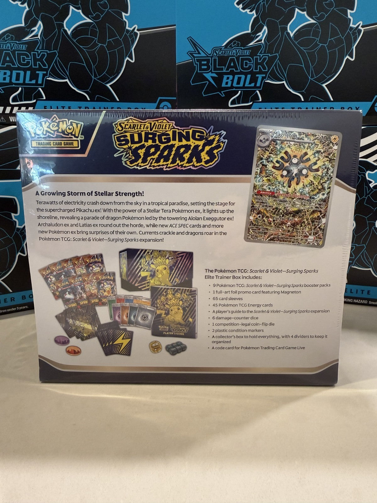 POKEMON TCG Scarlet & Violet Surging Sparks Elite Trainer Box ETB FACTORY SEALED
