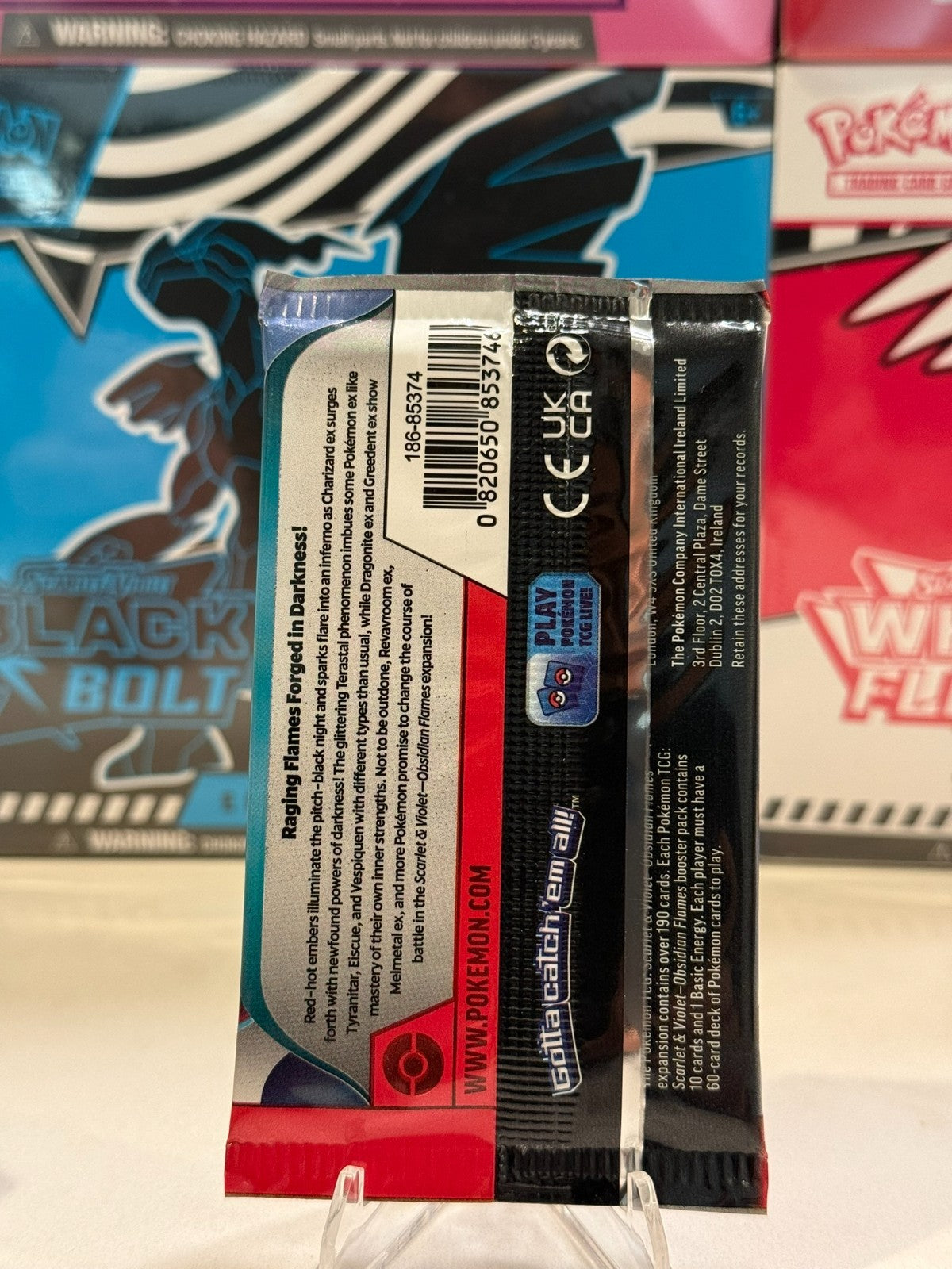 Pokémon TCG: Obsidian Flames Booster Pack (Random Art)