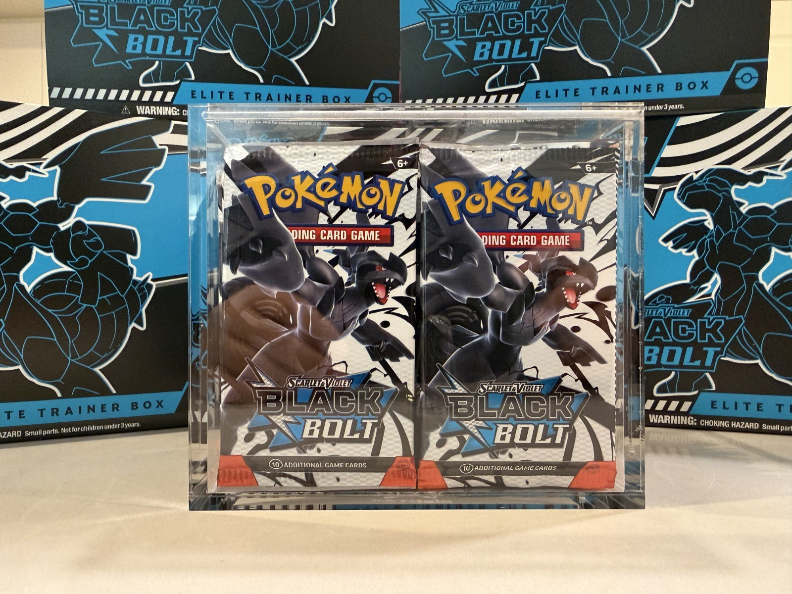 Pokémon TCG Scarlet & Violet Black Bolt Custom Booster Box - 36 Authentic Packs 