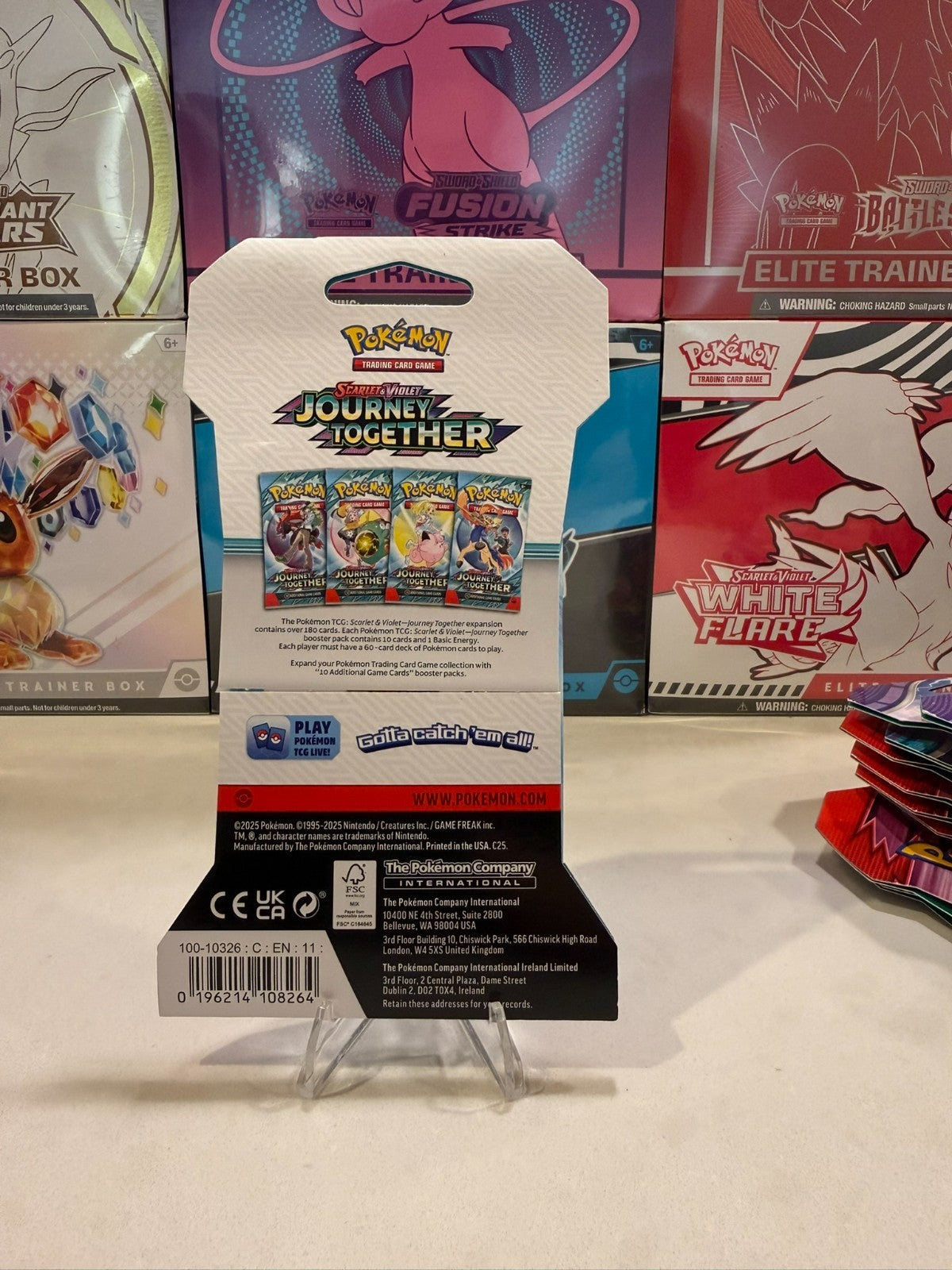Pokémon TCG: Journey Together Sleeved Booster Pack - 10 Cards (Random Art)
