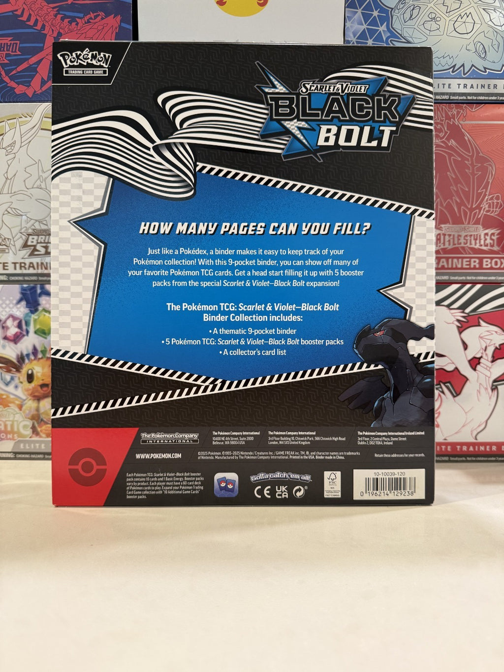 Pokémon Black Bolt Binder Collection (NEW, SEALED)