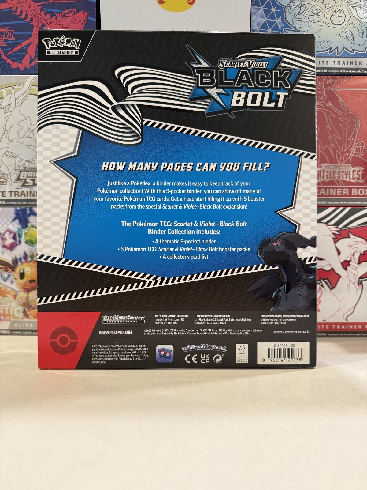 Pokémon Black Bolt Binder Collection (NEW, SEALED)