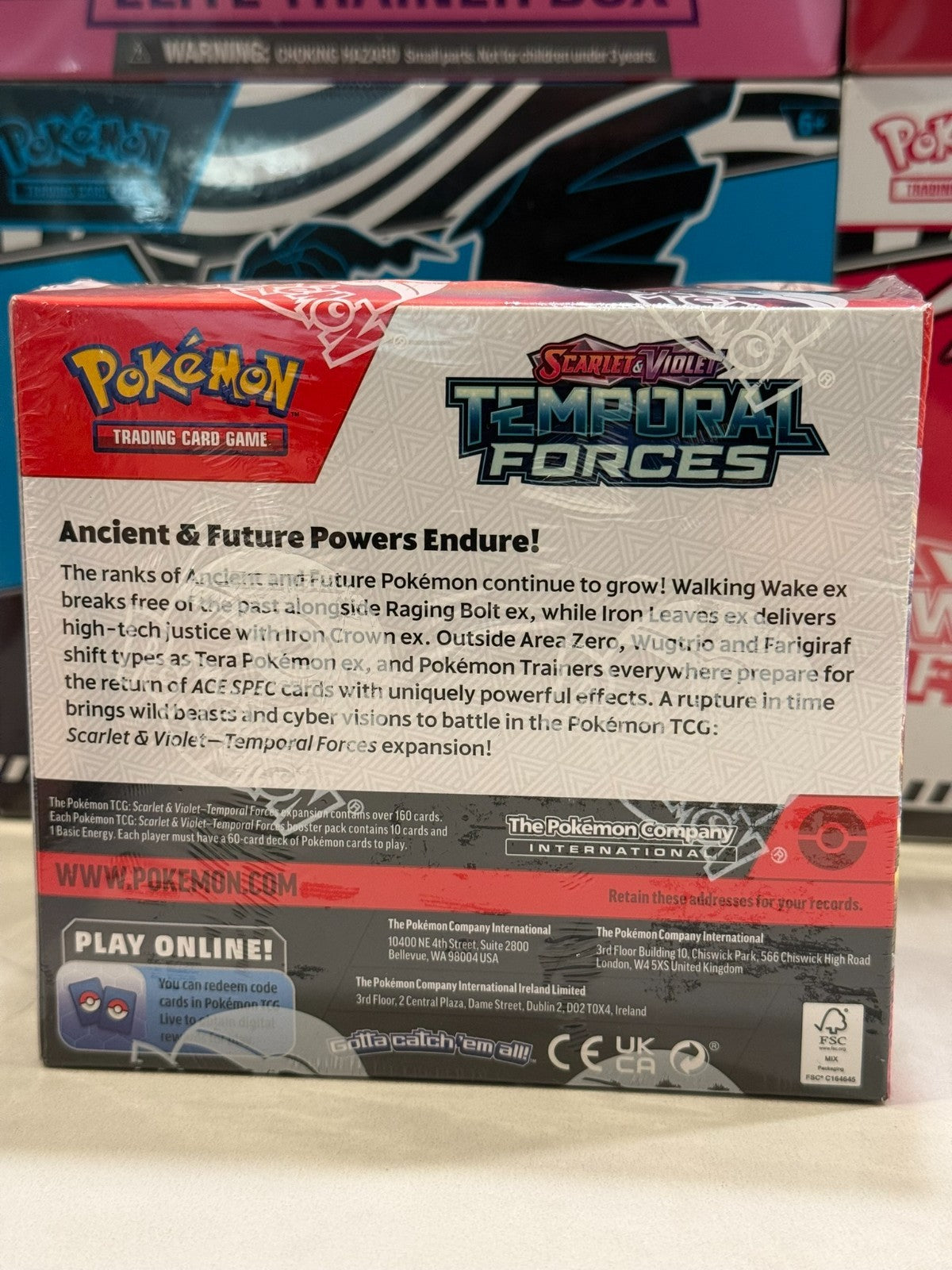 Pokémon TCG: Temporal Forces Booster Box (NEW, FACTORY SEALED)