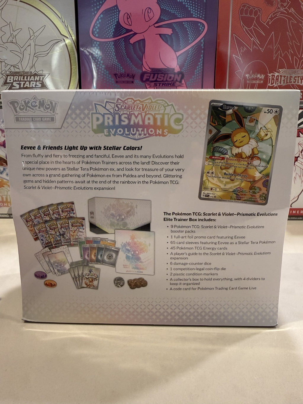 Pokémon Prismatic Evolutions SEALED Elite Trainer Box ETB