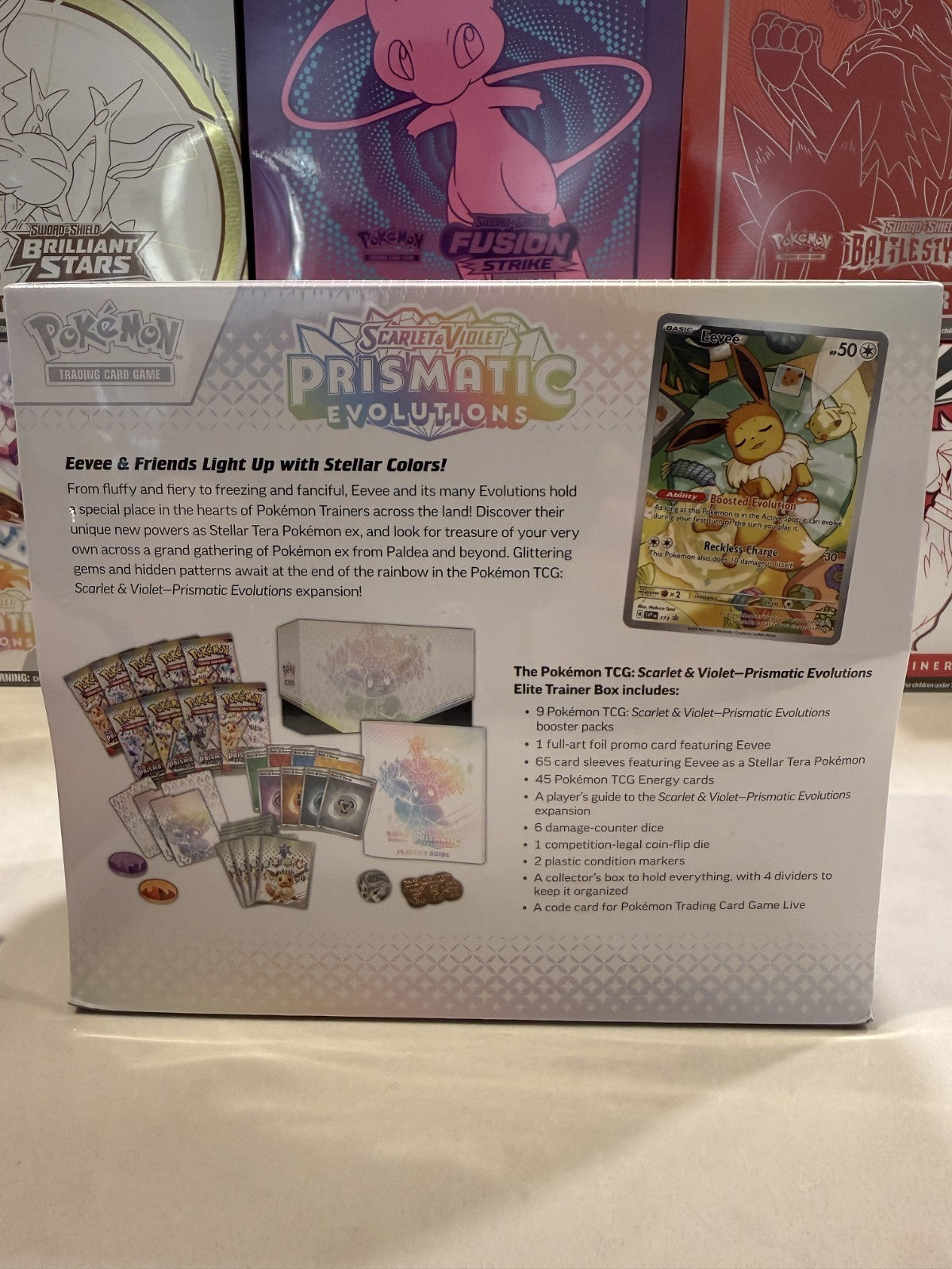Pokémon Prismatic Evolutions SEALED Elite Trainer Box ETB