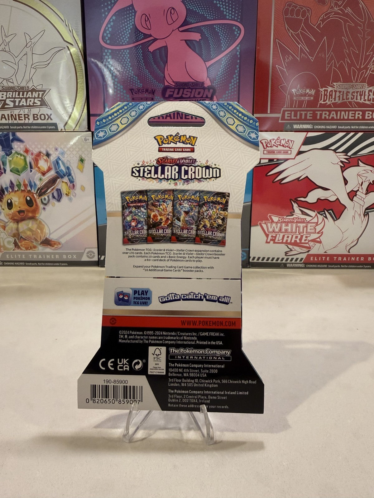 Pokémon Stellar Crown SEALED Sleeved Booster Pack