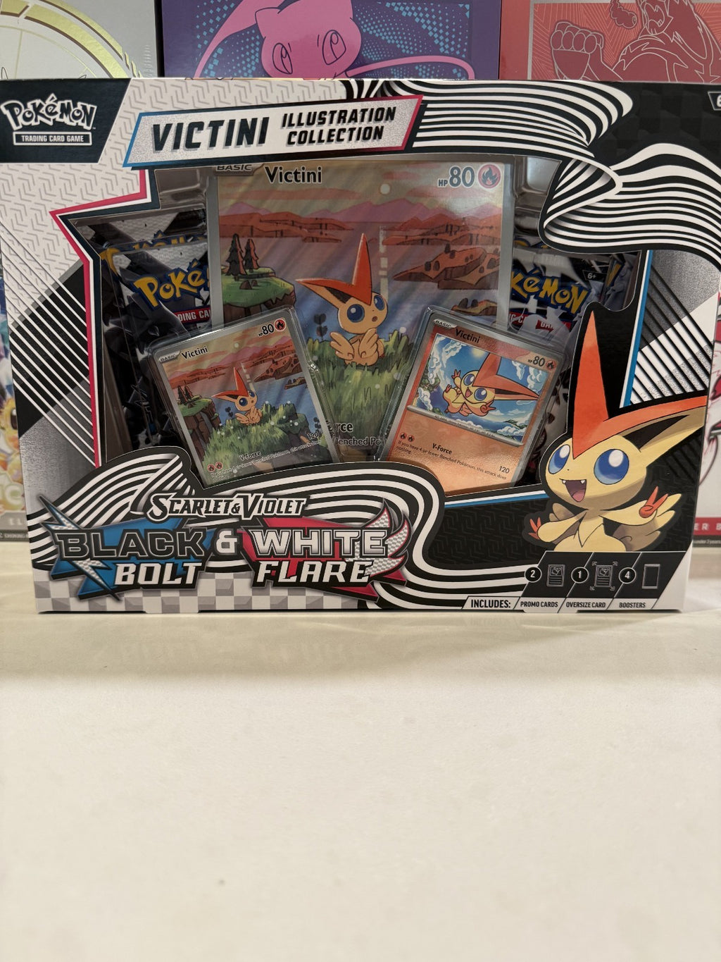 Pokémon Black Bolt and White Flare Victini Illustration Collection (NEW, SEALED)
