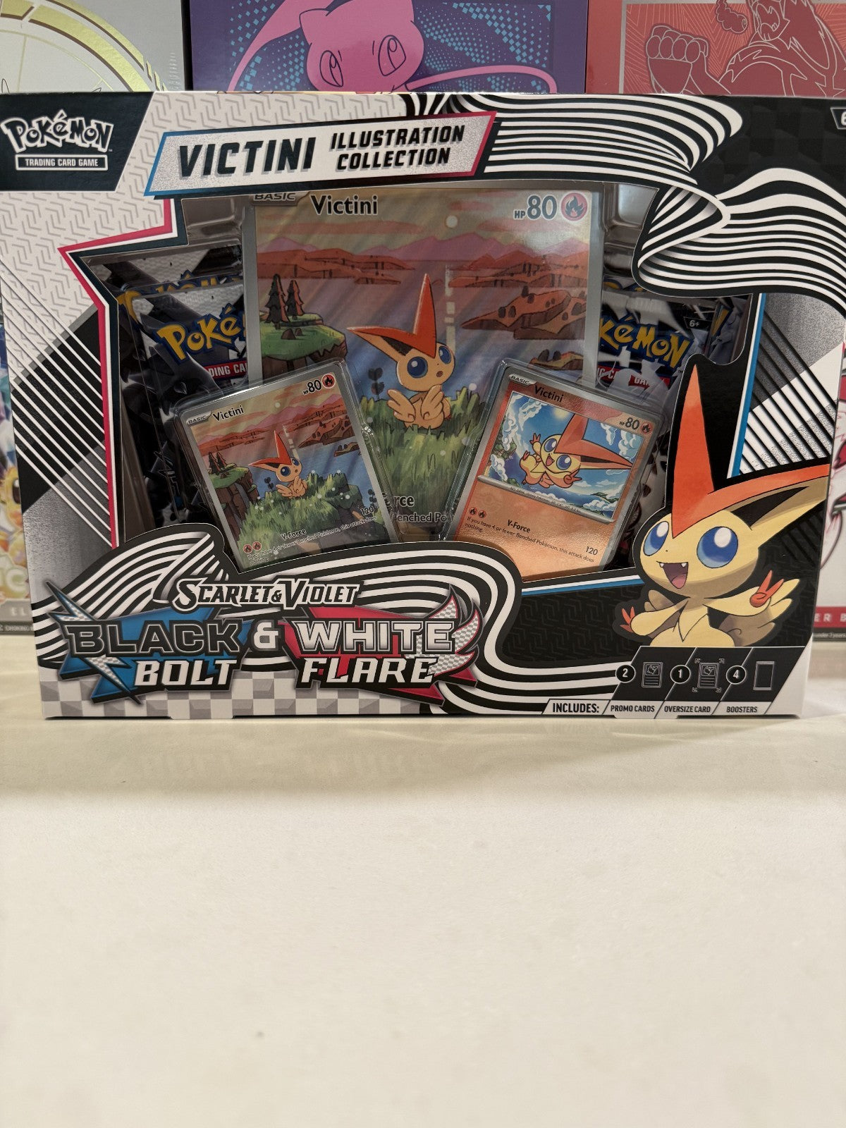 Pokémon Black Bolt and White Flare Victini Illustration Collection (NEW, SEALED)