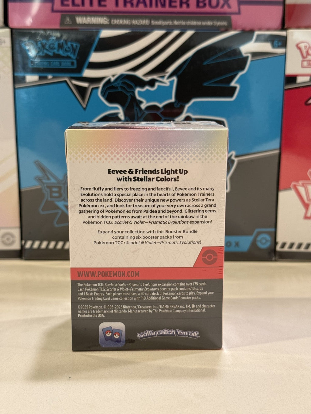 Pokémon TCG: Prismatic Evolutions Factory Sealed Booster Bundle