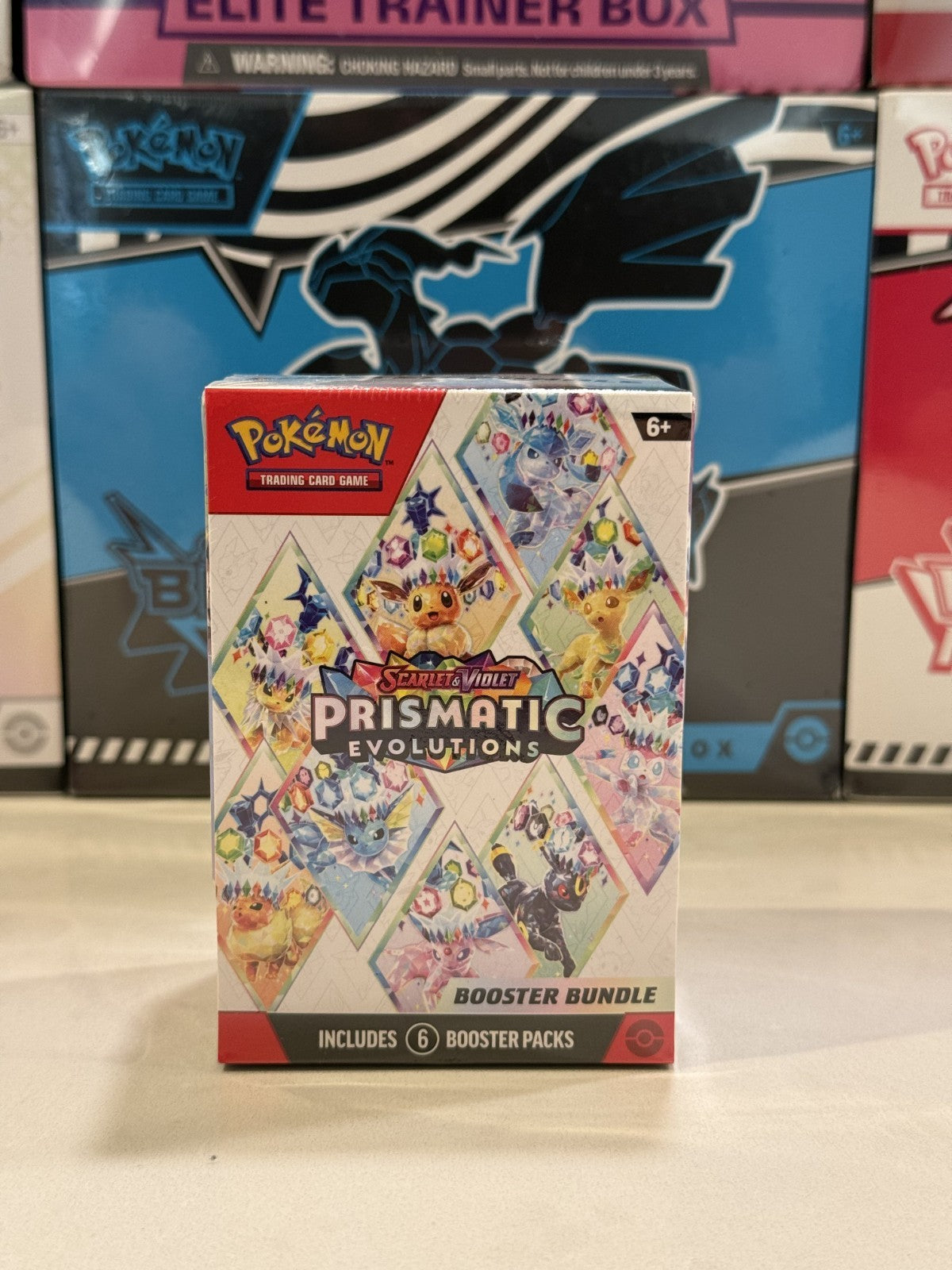 Pokémon TCG: Prismatic Evolutions Factory Sealed Booster Bundle