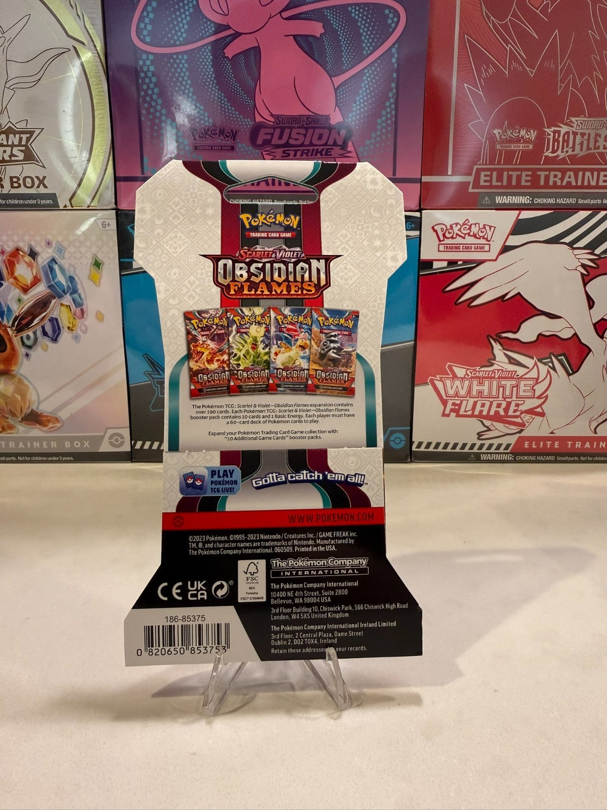 Pokémon TCG Obsidian Flames Sleeved Booster Pack (Random Art)