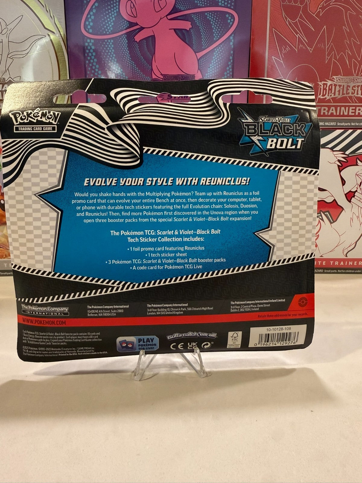 Pokémon TCG: Black Bolt Tech Sticker Collection - (BRAND NEW, SEALED)