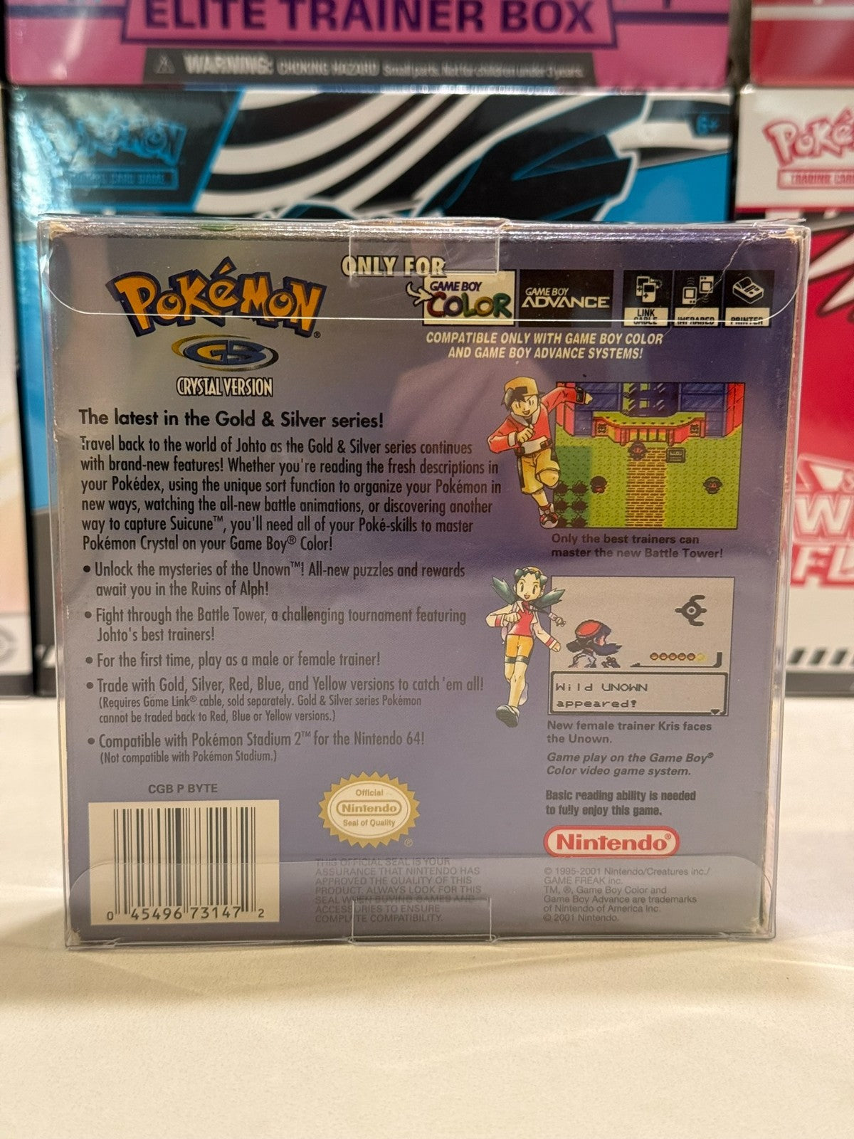 Authentic Pokémon Crystal (Nintendo Game Boy) - CIB Complete - Tested Working