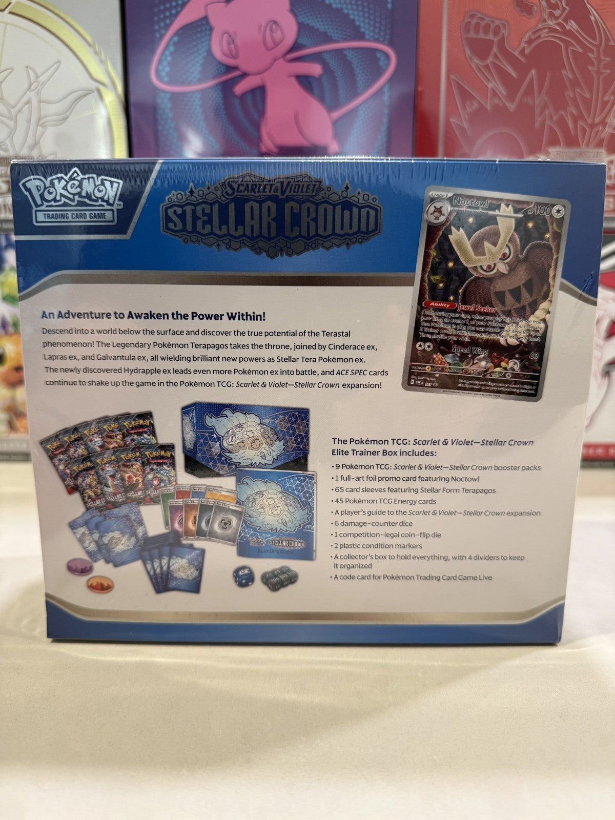 Pokémon Stellar Crown Elite Trainer Box (ETB) - NEW SEALED