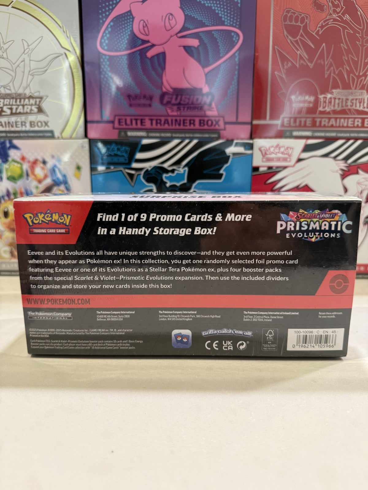 Pokémon Prismatic Evolutions Surprise Box (NEW, SEALED)
