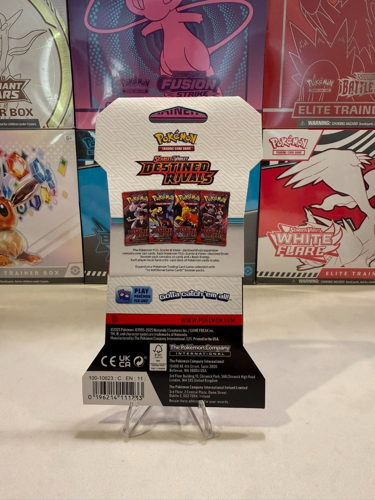 Pokémon TCG: Destined Rivals Sleeved Booster Pack (Random Art)