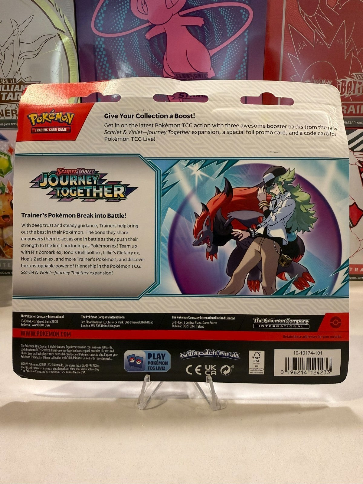 Pokémon TCG: Journey Together 3 Booster Blister Pack (Random Promo)