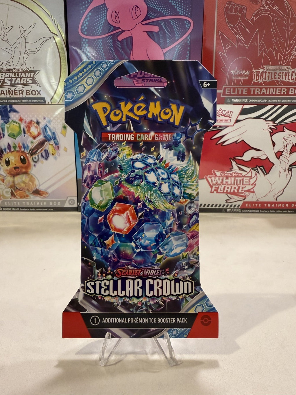 Pokémon Stellar Crown SEALED Sleeved Booster Pack