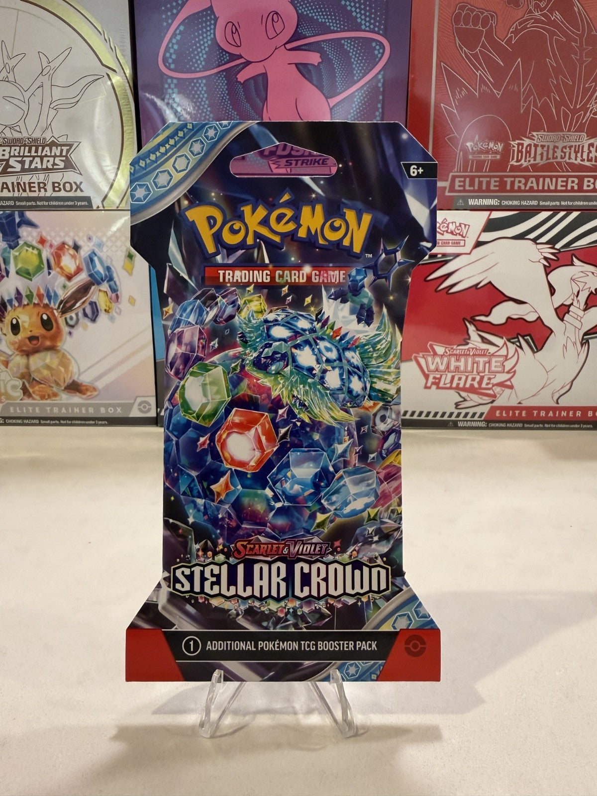 Pokémon Stellar Crown SEALED Sleeved Booster Pack