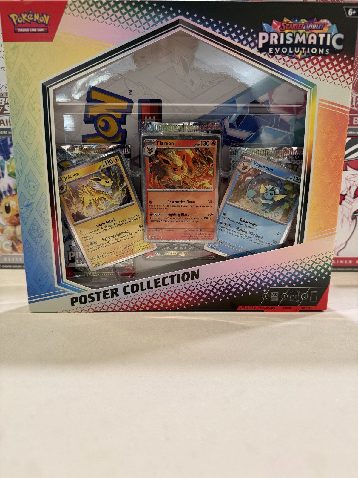 Pokémon Prismatic Evolutions SEALED Poster Collection