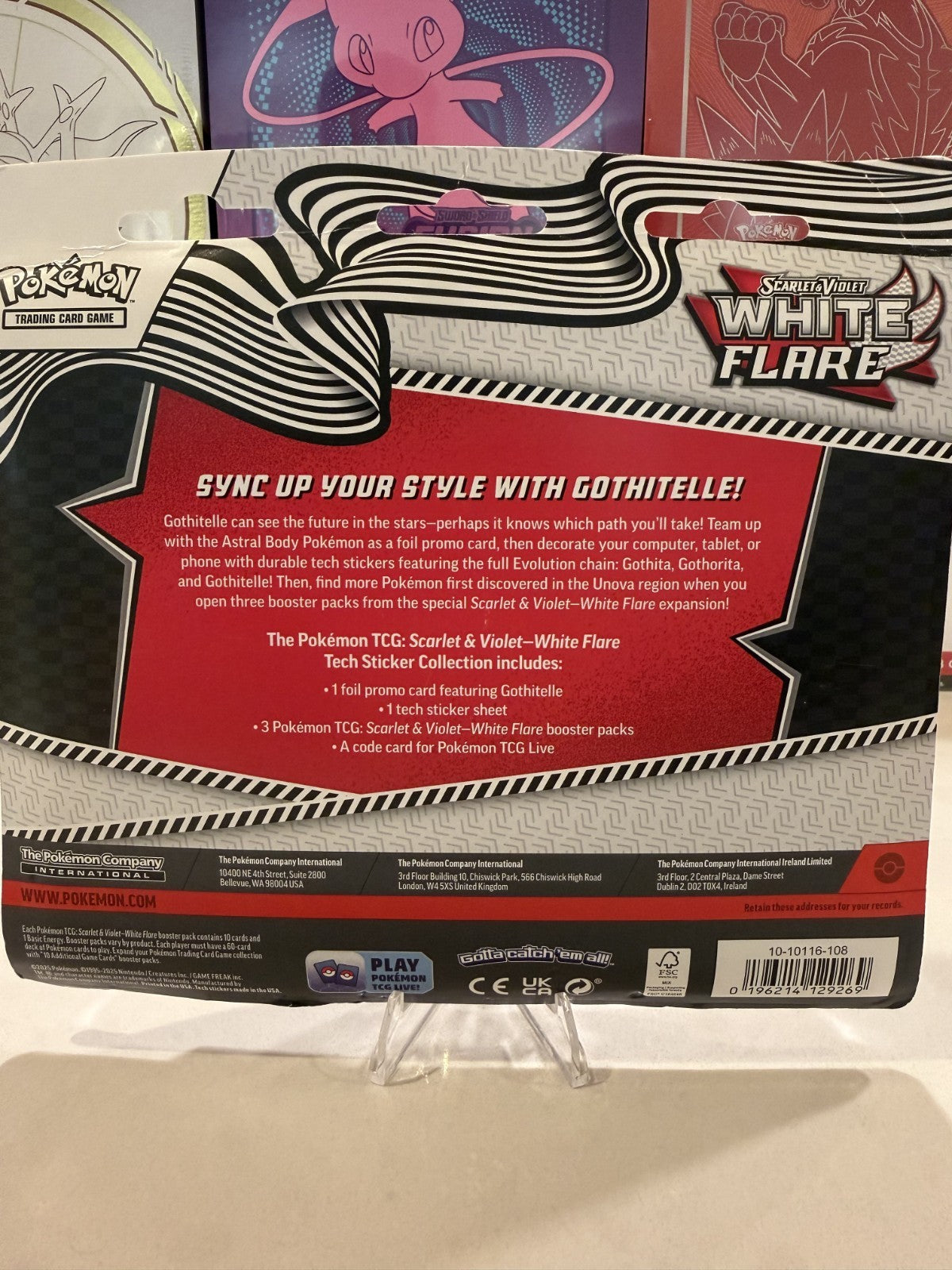 Pokémon White Flare Tech Sticker Collection (BRAND NEW, SEALED)