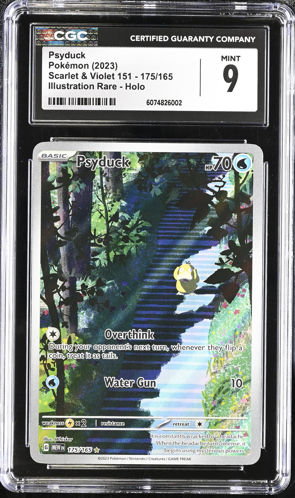 2023 Scarlet & Violet 151 #175/165 Psyduck CGC 9