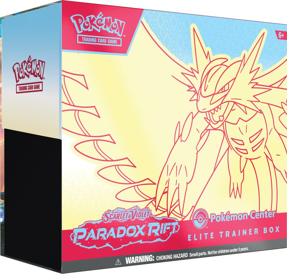 Pokémon TCG: Paradox Rift Pokémon Center Elite Trainer Box (Exclusive) [Roaring Moon] - SV04: Paradox Rift (PAR)