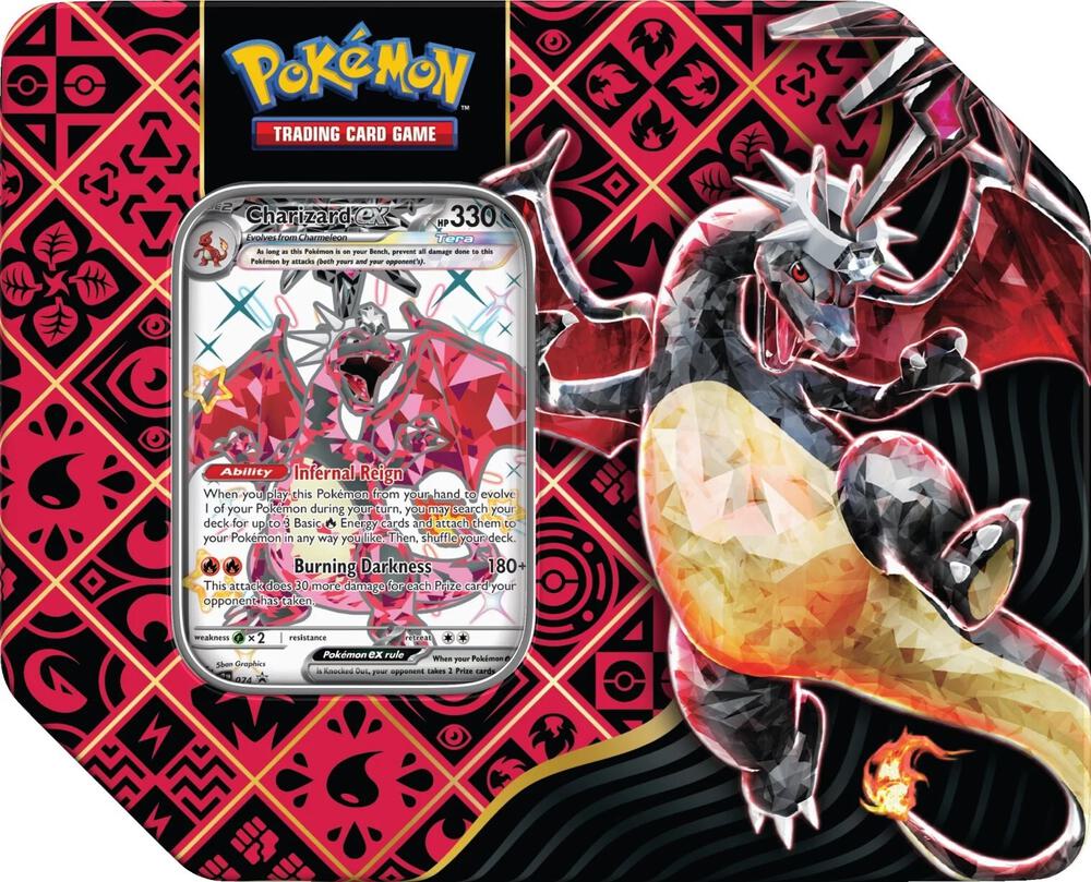 Pokémon TCG: Paldean Fates Tin [Charizard ex] - SV: Paldean Fates (PAF)