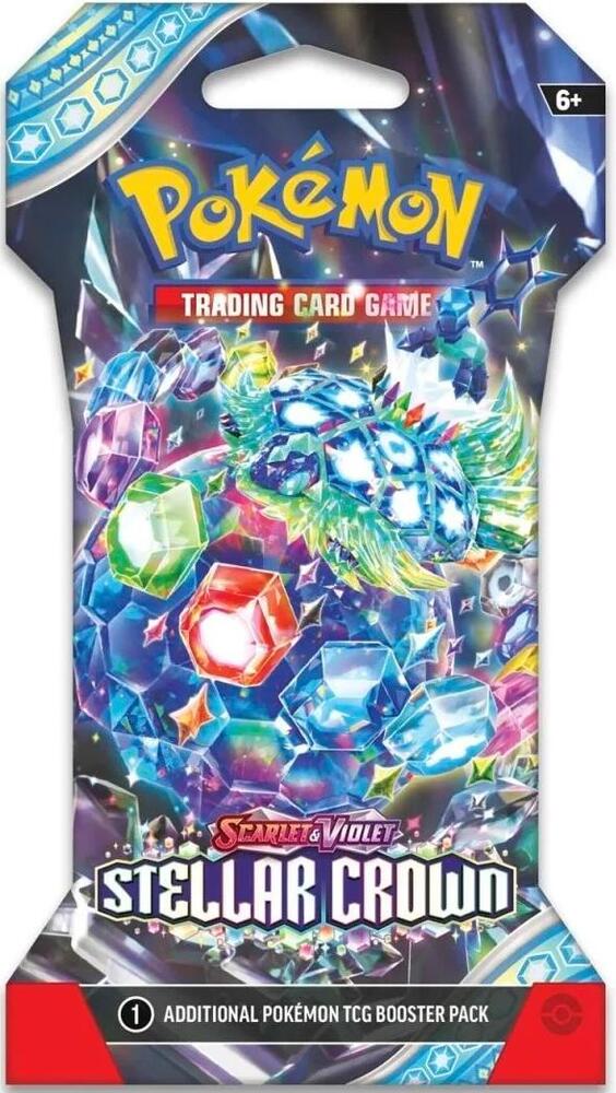Pokémon Stellar Crown Sleeved Booster Pack (Random Art)