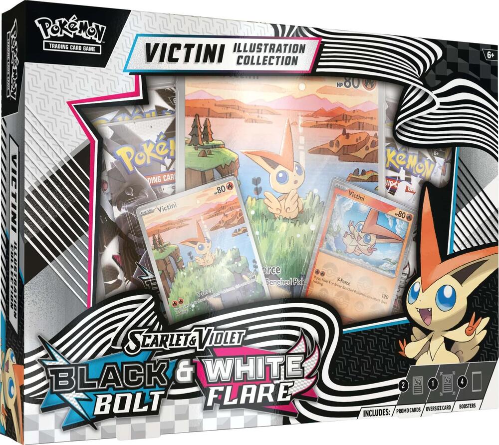 Pokémon Black Bolt White Flare Victini Illustration Collection