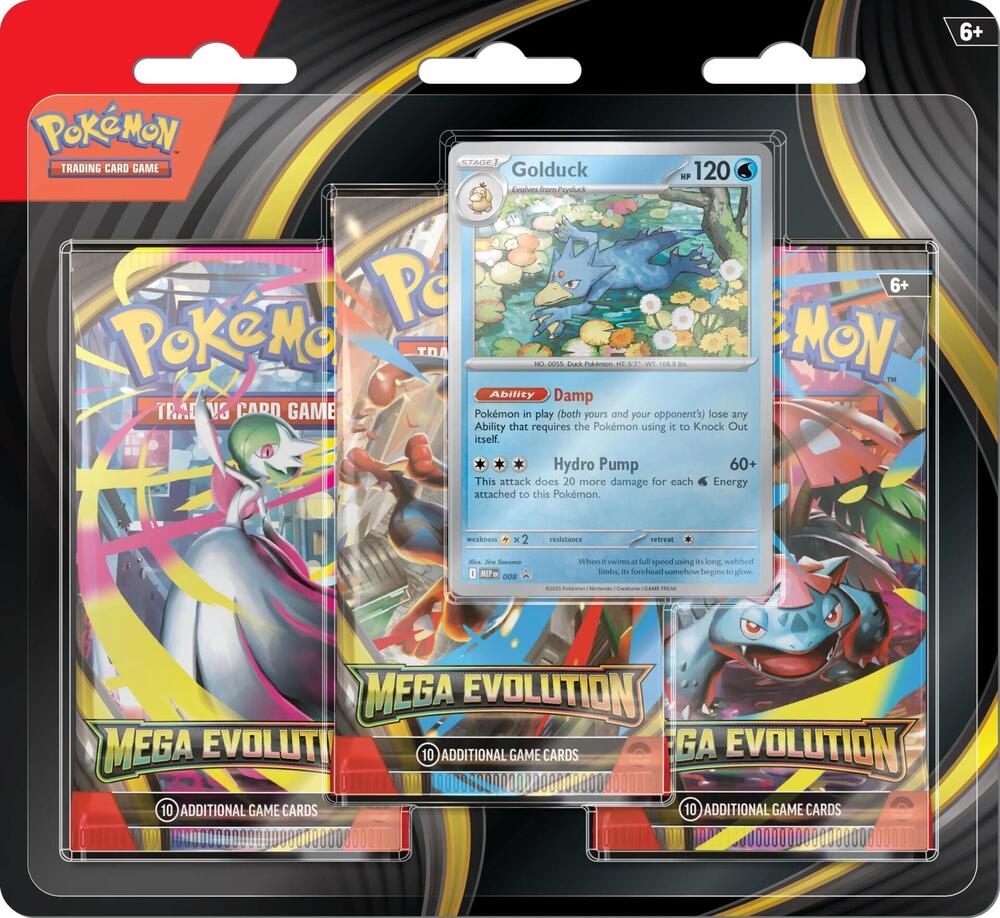 Pokémon TCG: Mega Evolution 3 Pack Blister