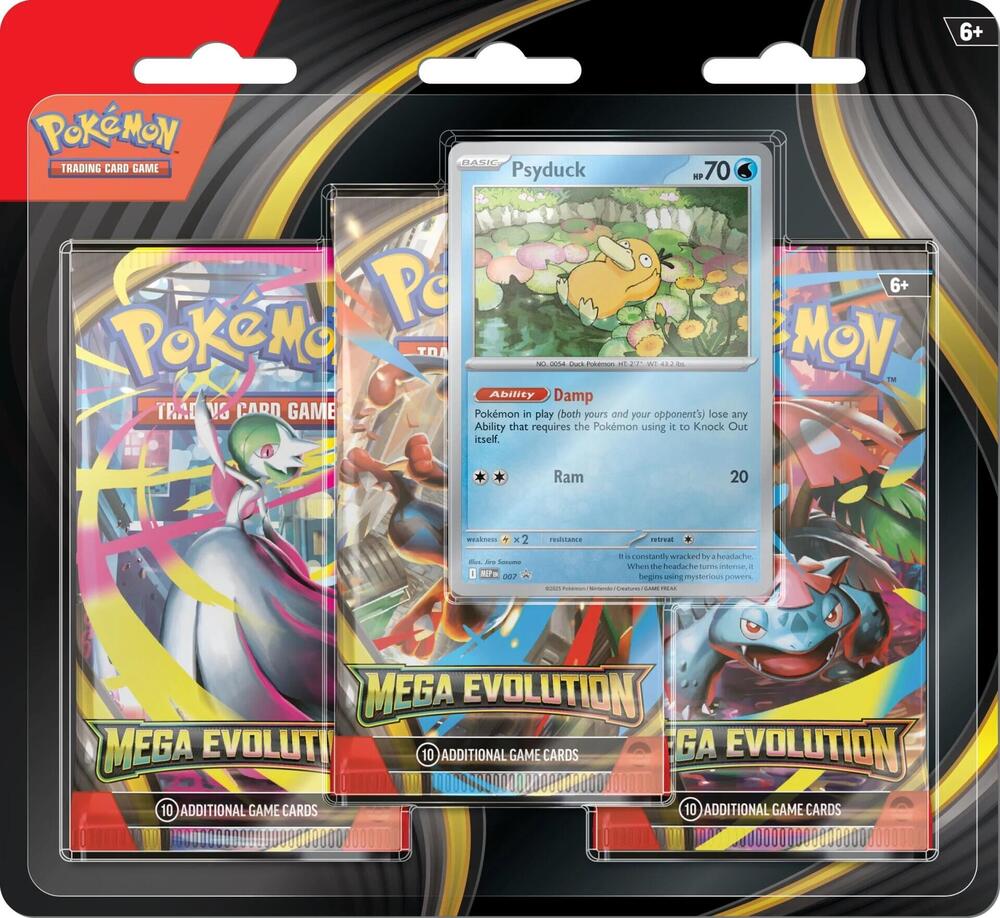 Pokémon TCG: Mega Evolution 3 Pack Blister