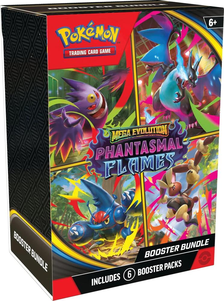 Pokémon TCG: Phantasmal Flames Booster Bundle - ME02: Phantasmal Flames (PFL)