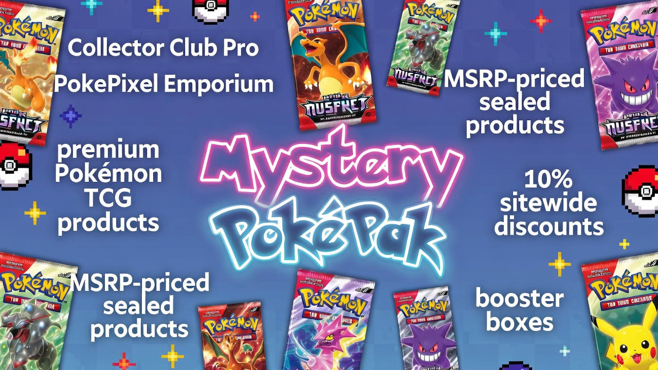 PokePixel Collector Club + Mystery PokePak
